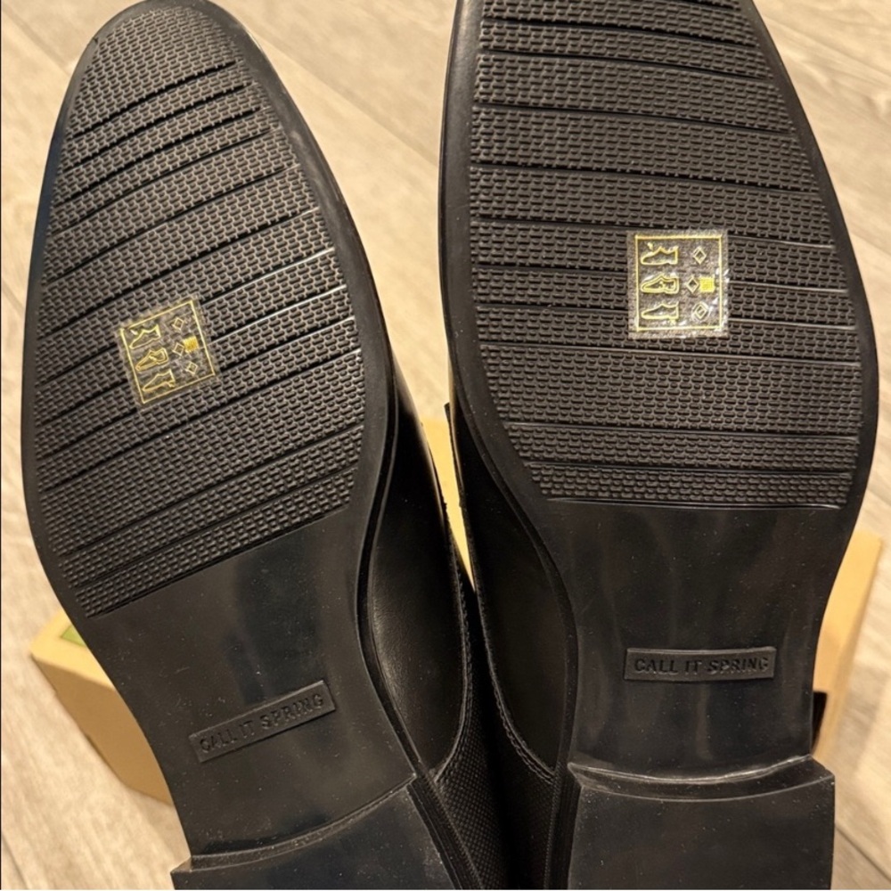 Call It Spring Men's Vegan Black Oxfordsw - Picture 6 of 8